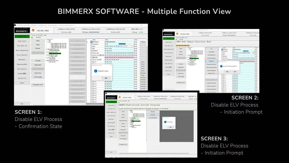 bmw bimmer x software menu