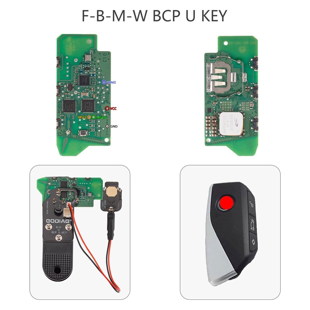 BMW BCP U Key pinout