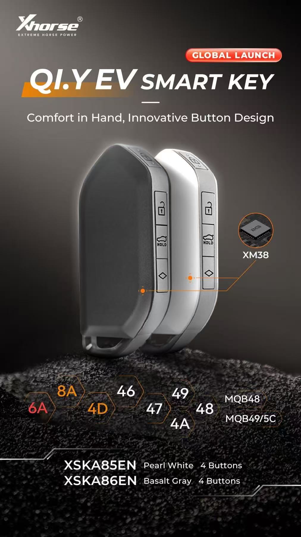 XHORSE XSKA86EN smart remote