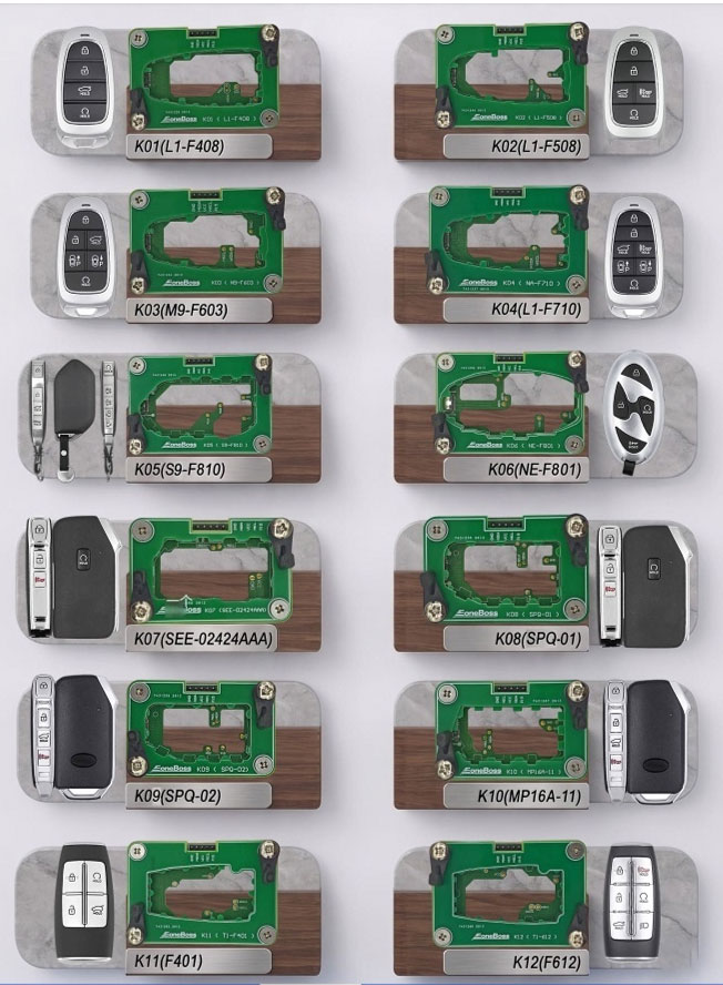 EoneBoss NXP 29Ax Key Copy Solder Free Adapters